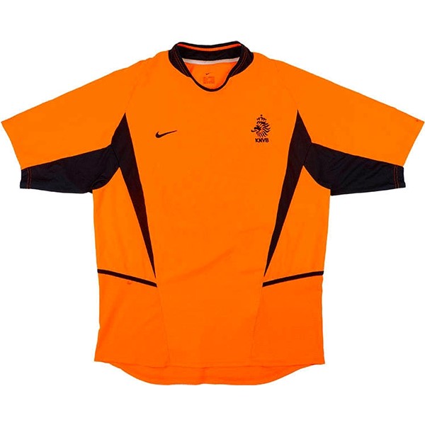 Tailandia Camiseta Países Bajos Primera equipación Retro 2002 Naranja